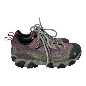 Oboz Firebrand Low B-DRY Women's Hiking Shoes, Lilac, W8